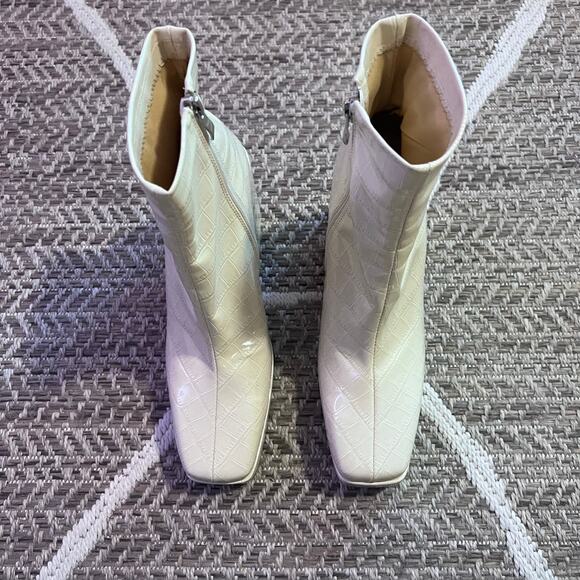 Vivianly Chunky Heel Ankle Boot Sz 9 - Picture 3 of 8